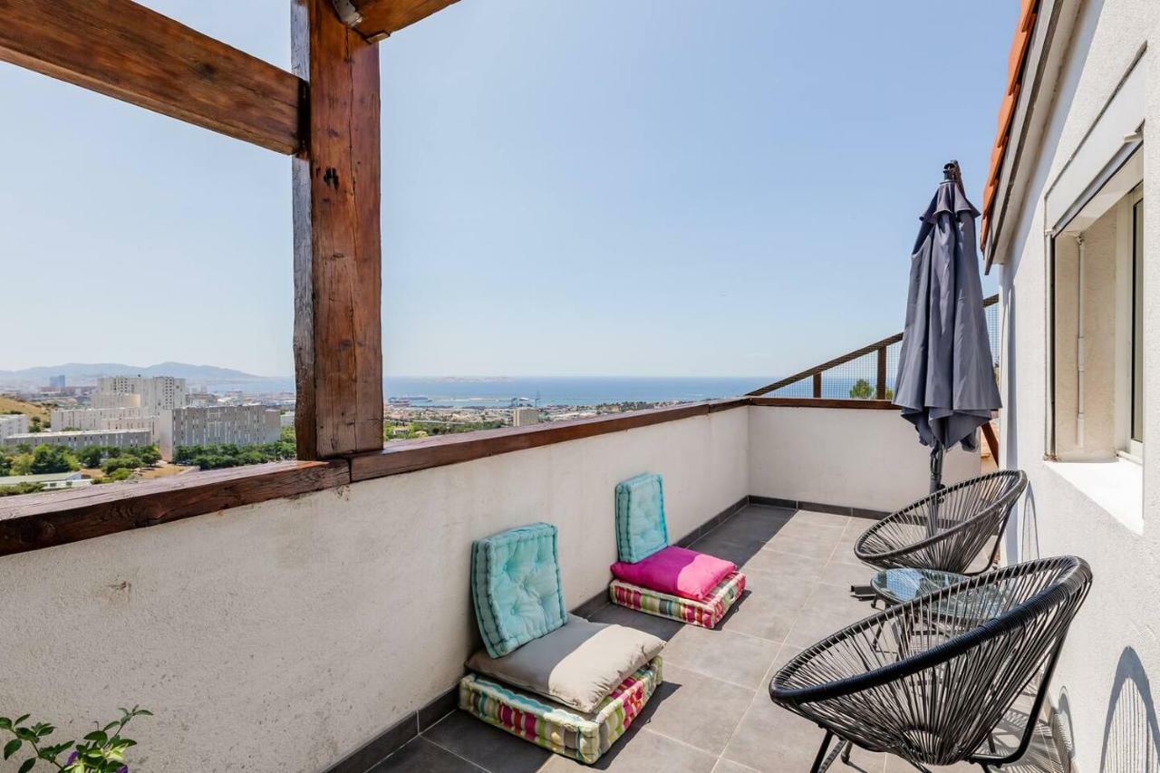 Appartement Cosy Verduron Vue Mer Panoramique Marseille Exterior photo